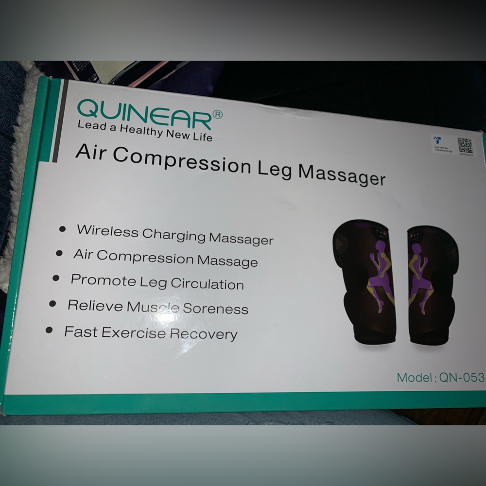 Air compressor leg massager